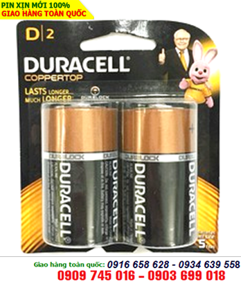 Pin đại D 1,5v Duracell LR20,MN1300/B2 Alkaline Duralock Last Longer chính hãng